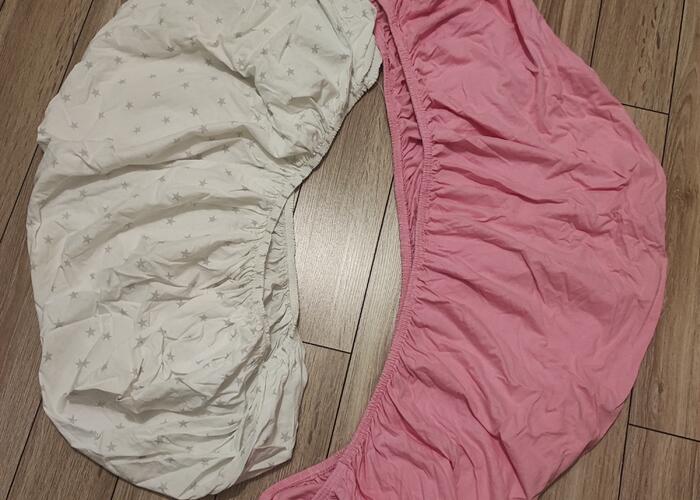 Grajewo ogłoszenia: Sprzedam 2 prześcieradła z gumką do łóżeczka, stan bardzo dobry